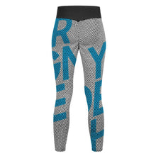 Lade das Bild in den Galerie-Viewer, Einzelbilddruck Damen Wabenmuster Legging Yoga Hose Lang YJ050 mit Fotos Muster Text Logo selbst gestalten und bedrucken