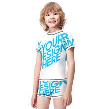 Lade das Bild in den Galerie-Viewer, Kurzarm Badeanzug für Jungen BT002 selbst gestalten und bedrucken