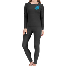 Lade das Bild in den Galerie-Viewer, Damen / Frauen Thermounterwäsche Funktionsunterwäsche Skiunterwäsche Set BR001 Hemd Hose mit Fotos Muster Text Logo selbst gestalten und bedrucken