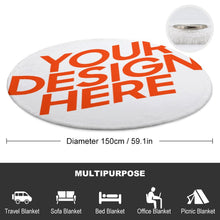 Lade das Bild in den Galerie-Viewer, Runde Decke Stranddecke mit Foto selbst gestalten und bedrucken