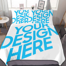 Lade das Bild in den Galerie-Viewer, 3-teiliges Bettwäsche Set (1 Bettbezug + 2 Kissenbezüge) selbst gestalten und bedrucken