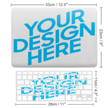 Lade das Bild in den Galerie-Viewer, Apple Laptop-Tastatur-Schutzhüllen-Set Silikon (Tastaturfolie) + PVC (Schutzhülle) selbst gestalten und bedrucken
