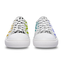 Lade das Bild in den Galerie-Viewer, Damen/Herren Canvas Schuhe Low niedrig geschnittene Segeltuchschuhe selbst gestalten und bedrucken