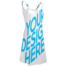 Lade das Bild in den Galerie-Viewer, Ärmelloses Kleid Trägerkleid für Damen Frauen mit Foto Text selbst gestalten und bedrucken
