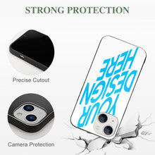 Lade das Bild in den Galerie-Viewer, TPU Panzer Glas Handyhülle für Apple iPhone 13 Serie Pro / Pro Max / Mini mit Foto selbst gestalten und bedrucken