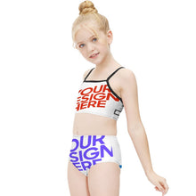 Lade das Bild in den Galerie-Viewer, Multi-Image-Design Kinder Mädchen Bademode Bikini Bade-Set NT009 mit Foto Design Motiv Text selbst gestalten und bedrucken