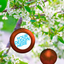 Lade das Bild in den Galerie-Viewer, Weihnachtskugeln / Christbaumkugeln mit Foto selbst gestalten und bedrucken