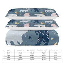 Lade das Bild in den Galerie-Viewer, 3er-Bettwäsche-Set (1 Bettbezug, 2 Kissenbezüge ohne Kissenkern) selbst gestalten und bedrucken