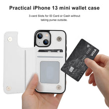 Lade das Bild in den Galerie-Viewer, Klapphülle & Flipcase Handyhülle für Apple iPhone 13 / Mini / Pro / Pro Max aus TPU Leder mit Foto Muster Text selbst gestalten und bedrucken