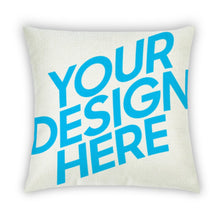 Lade das Bild in den Galerie-Viewer, Baumwolle Leinen Kuschelkissen Kissenbezug einseitiger Druck mit Foto Text selbst gestalten und bedrucken