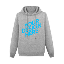 Lade das Bild in den Galerie-Viewer, Herren Kapuzenpullover Hoodie / Sweatshirt mit Kapuze mit Taschen / Frontdruck mit Foto Text selbst gestalten und bedrucken