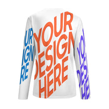 Lade das Bild in den Galerie-Viewer, Multi-Image-Design Damen / Frauen Pyjamaoberteil Schlafanzug-Oberteil AL in weicher Qualität mit Foto Design Motiv Text selbst gestalten und bedrucken