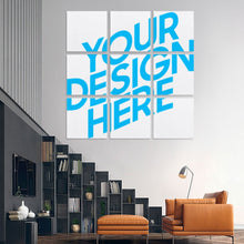 Lade das Bild in den Galerie-Viewer, Multi-Image-Design Druck hängende Poster 9 Panel / Wandbilder 9-teilig / Leinwandbild Malerei mit Foto selbst gestalten und bedrucken