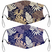 Lade das Bild in den Galerie-Viewer, 2 Stück / Packung Mund-Nasen-Maske Gesichtsmaske Alltagsmaske für Erwachsene mit verstellbaren Ohrenschlaufen selbst gestalten und bedrucken