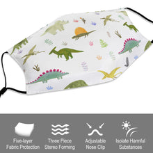 Lade das Bild in den Galerie-Viewer, 2 Stück / Packung Mund-Nasen-Maske Jugendmasken Kindermaske 17cmx13cm Waschbar selbst gestalten und bedrucken