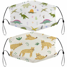 Lade das Bild in den Galerie-Viewer, 2 Stück / Packung Mund-Nasen-Maske Jugendmasken Kindermaske 17cmx13cm Waschbar selbst gestalten und bedrucken