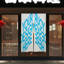 Lade das Bild in den Galerie-Viewer, Türvorhang Weiß 86x143cm selbst gestalten und bedrucken