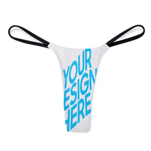Lade das Bild in den Galerie-Viewer, String Tanga Unterhosen Unterwäsche mit Ihrem eigenen Design Logo oder Foto selbst gestalten und bedrucken