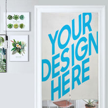 Lade das Bild in den Galerie-Viewer, Türvorhang Spleiß Weißer Hanf 86x143cm selbst gestalten und bedrucken