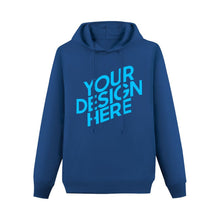 Lade das Bild in den Galerie-Viewer, Herren Kapuzenpullover Hoodie / Sweatshirt mit Kapuze mit Taschen / Frontdruck mit Foto Text selbst gestalten und bedrucken