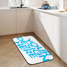 Lade das Bild in den Galerie-Viewer, Badematte Badewannenmatte Badteppich Fußmatte Bodenmatte Extra Lang 100x50cm schnell trocknend strapazierfähig pflegeleicht mit Foto Design Motiv Text selbst gestalten und bedrucken
