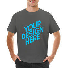 Lade das Bild in den Galerie-Viewer, Vorderseite-Druck Frontprint T-Shirt Kurzarm T-Shirt Print-Shirt Herren / Männer - selbst gestalten und bedrucken