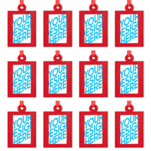 Lade das Bild in den Galerie-Viewer, Fotorahmen zum Aufhängen für Weihnachten Packung mit Fotos Muster Text Logo selbst gestalten und bedrucken