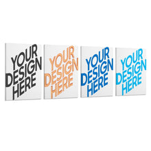 Lade das Bild in den Galerie-Viewer, 4 Panel hängende Poster vertikal 2:3 / Leinwandbild 4-teilig / Wandbilder Leinwand Malerei 4 Panel mit Foto selbst gestalten und bedrucken