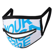 Lade das Bild in den Galerie-Viewer, Waschbare Maske mit Reißverschluss Erwachsene AllOver Druck selbst gestalten und bedrucken