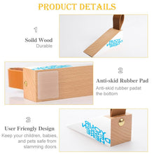 Lade das Bild in den Galerie-Viewer, Türstopper Zugluftstopper aus Holz mit Foto selbst gestalten und bedrucken