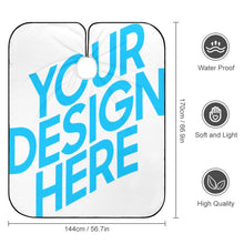 Lade das Bild in den Galerie-Viewer, Friseurschürze Friseurumhang für Damen / Herren mit Fotos Muster Text Logo selbst gestalten und bedrucken