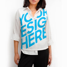 Lade das Bild in den Galerie-Viewer, Classic Basics modische ärmellose Strickweste Strickjacke Pullunder MY05 für Damen Frauen mit Foto Muster Text selbst gestalten und bedrucken