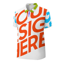 Lade das Bild in den Galerie-Viewer, Multi-Image-Druck Herren / Männer Poloshirt A479 mit Fotos Muster Text Logo selbst gestalten und bedrucken