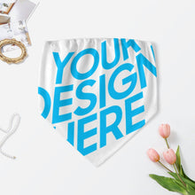 Lade das Bild in den Galerie-Viewer, Einzelbild-Design Damen / Frauen Bandeau Crop Top trägerlos mit Foto Design Motiv Text selbst gestalten und bedrucken