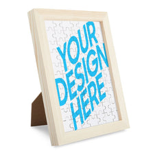 Lade das Bild in den Galerie-Viewer, Puzzle Bilderrahmen Fotorahmen mit Photo in vertikale Version selbst gestalten und bedrucken