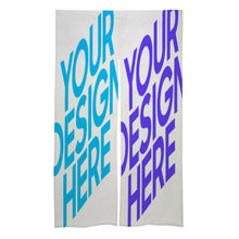 Lade das Bild in den Galerie-Viewer, Türvorhang Symmetrie mit Durchgangsstange 86x143cm selbst gestalten und bedrucken