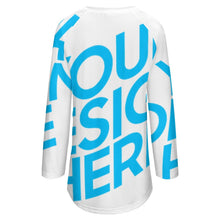 Lade das Bild in den Galerie-Viewer, Einzelbilddruck Damen / Frauen Raglan Shirt Langarmshirt BL mit Fotos Muster Text Logo selbst gestalten und bedrucken