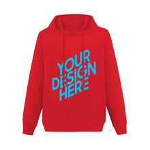 Lade das Bild in den Galerie-Viewer, Kapuzenpullover Hoodie / Sweatshirt mit Kapuze für Damen ( Keine Taschen / Frontdruck ) mit Foto selbst gestalten und bedrucken