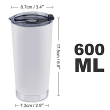 Lade das Bild in den Galerie-Viewer, 600ml Auto Trinkbecher Trinkgefäße selbst gestalten und bedrucken