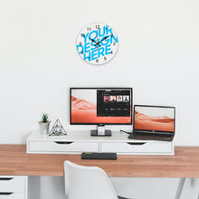 Lade das Bild in den Galerie-Viewer, Einfachheit Holz Wanduhr jetzt online selbst gestalten und bedrucken