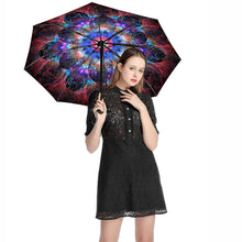 Lade das Bild in den Galerie-Viewer, 3-Falt Automatikschirm Taschenschirm Regenschirm ZYS06-8K Innendruck / Außenvinyl mit All-Over-Druck selbst gestalten und bedrucken