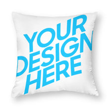 Lade das Bild in den Galerie-Viewer, Kissenbezug Kissenhülle 100% Polyester in 9 Maßen verfügbar 30x30cm, 35x35cm, 40x40cm, 43x43cm, 45x45cm, 50x50cm, 55x55cm, 60x60cm, 80x80cm mit Fotos Muster Text Logo selbst gestalten und bedrucken