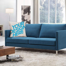 Lade das Bild in den Galerie-Viewer, Bequemer Kissenbezug Kuschelkissen Kissenhülle aus Baumwolle und Leinen beidseitiger Druck selbst gestalten und bedrucken