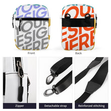 Lade das Bild in den Galerie-Viewer, Multi-Image-Druck Damen & Herren All Over-Druck Mini Umhängetasche Schultertasche Klein Q026 mit Fotos Muster Text Logo selbst gestalten und bedrucken