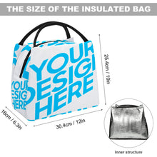 Lade das Bild in den Galerie-Viewer, Oxford Lunch Bag Kühltasche Lunchtasche mit Tragegriff mit Foto / Text selbst gestalten und bedrucken