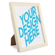 Lade das Bild in den Galerie-Viewer, Puzzle Bilderrahmen Fotorahmen mit Photo in vertikale Version selbst gestalten und bedrucken