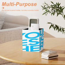 Lade das Bild in den Galerie-Viewer, Quadratischer Stiftehalter mit Foto Design Motiv Text selbst gestalten und bedrucken