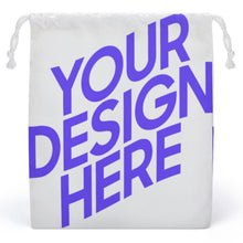 Lade das Bild in den Galerie-Viewer, Drawstring Storage Bag Canvas Kordelzugbeutel beidseitiger Druck mit Foto Text selbst gestalten und bedrucken