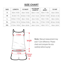 Lade das Bild in den Galerie-Viewer, Multi-Image-Druck Damen / Frauen Shorty Pyjama Set Nachtwäsche SY0026 mit Fotos Muster Text Logo selbst gestalten und bedrucken