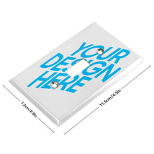 Lade das Bild in den Galerie-Viewer, Amerikanische Europäische Schalttafel Einloch 11.5×7.2cm selbst gestalten und bedrucken